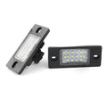 18-SMD LED License Plate Lamp for VW Touareg (2003–2010), Tiguan (2009–2015), Golf 5