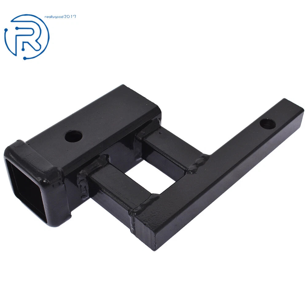 Trailer Hitch Receiver Tow Adapter Extender 1-1/4" to 2" for