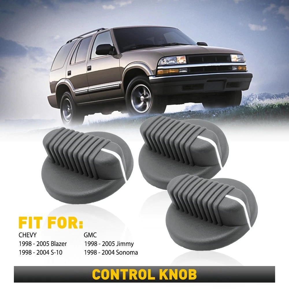 6x Control AC Knobs for Chevy GMC (1998–2005)