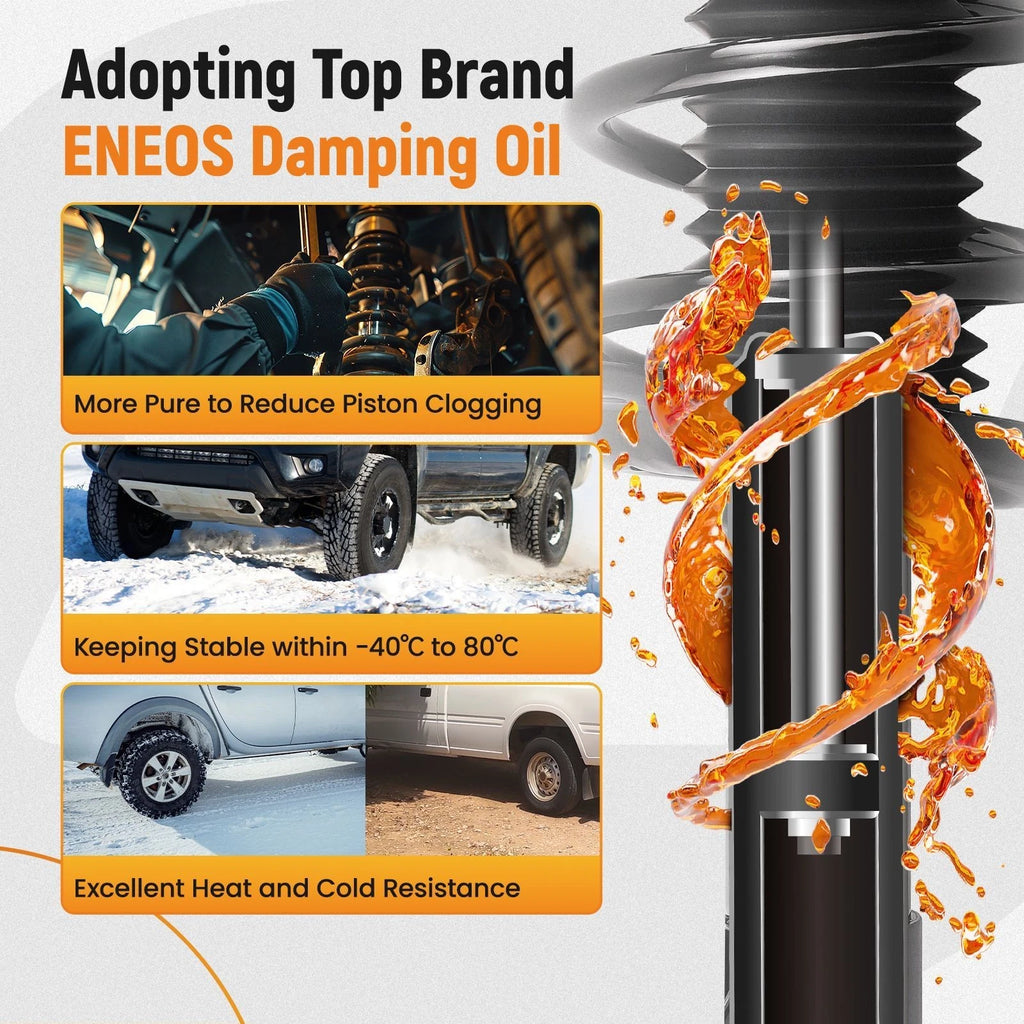 Front Struts & Rear Shocks for Chevrolet Equinox, Saturn Vue, Pontiac Torrent, Terrain (2005–2017)
