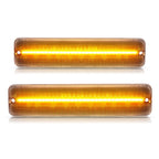 LED Clear Amber Side Marker Lights for Jeep Wrangler YJ (1987-1995)