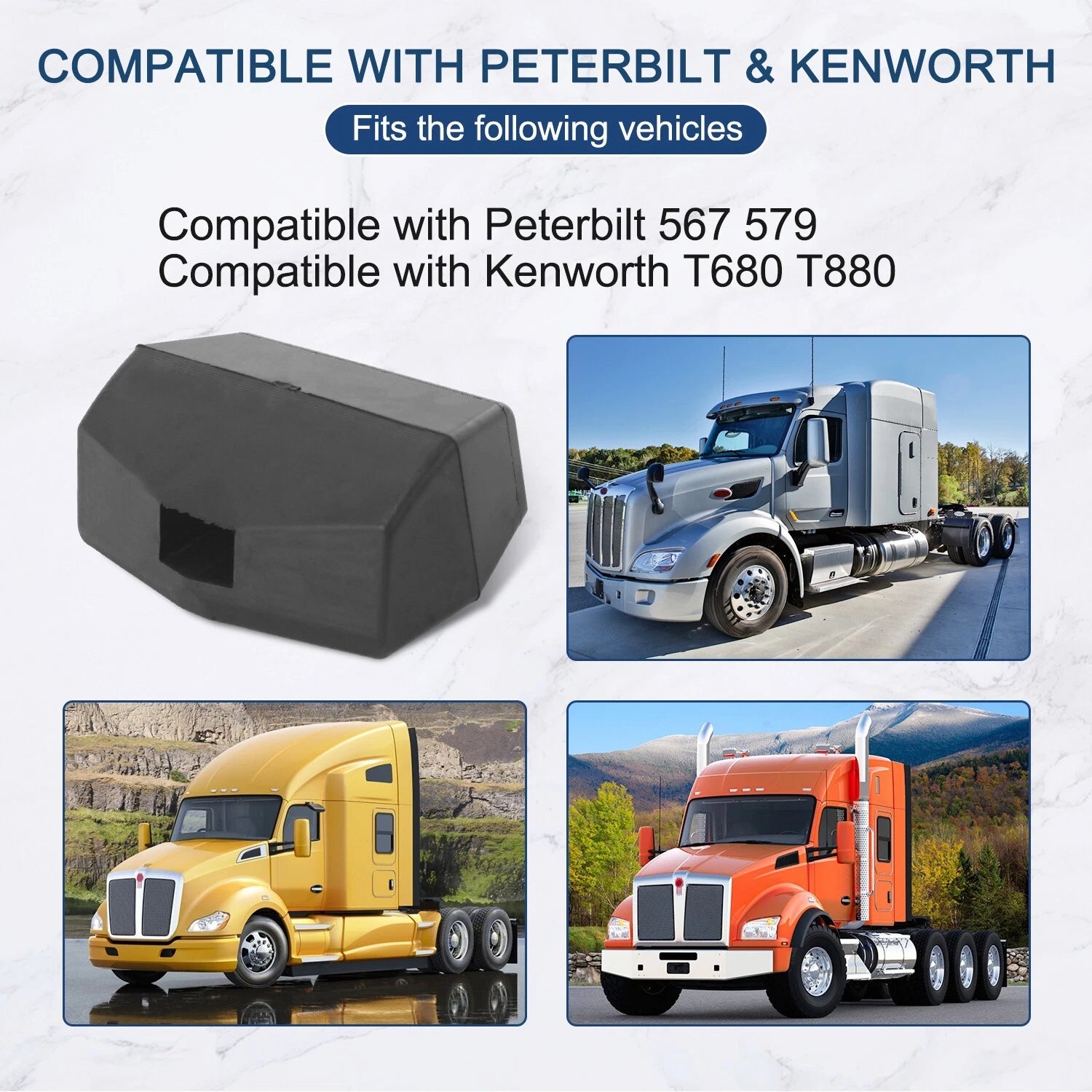 Hood Latch Support Bumper for Peterbilt M75682 (Year Range Not Specified)