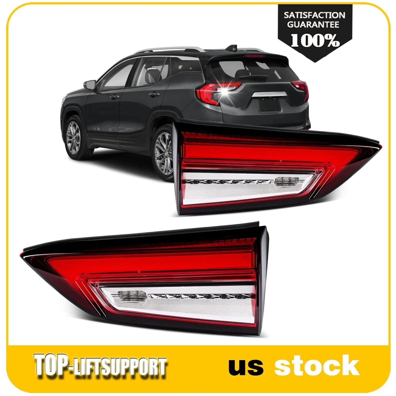 Set of 2 Inner Tail Light Assembly for GMC Terrain (2022–2024)