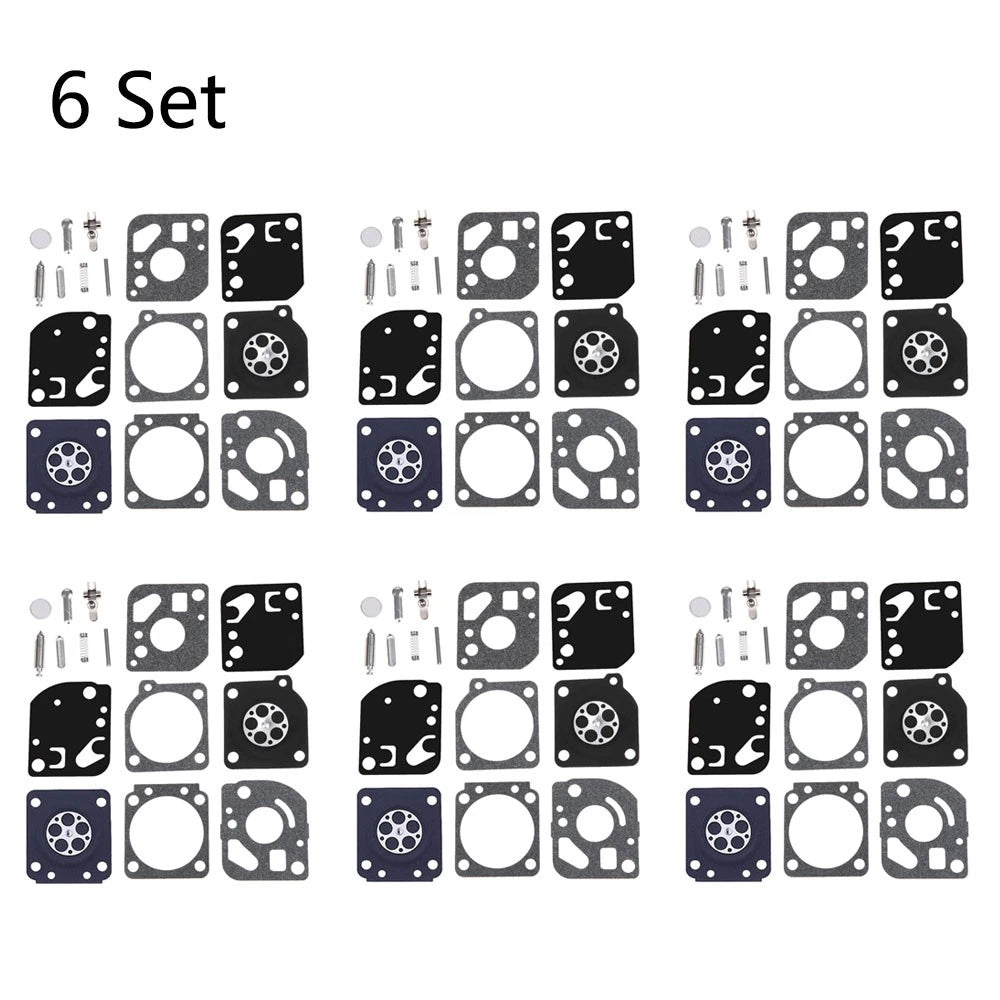Set of 6 Carburetor Diaphragm Gasket Kit for ZAMA RB-29 RB29 C1U