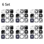 Set of 6 Carburetor Diaphragm Gasket Kit for ZAMA RB-29 RB29 C1U