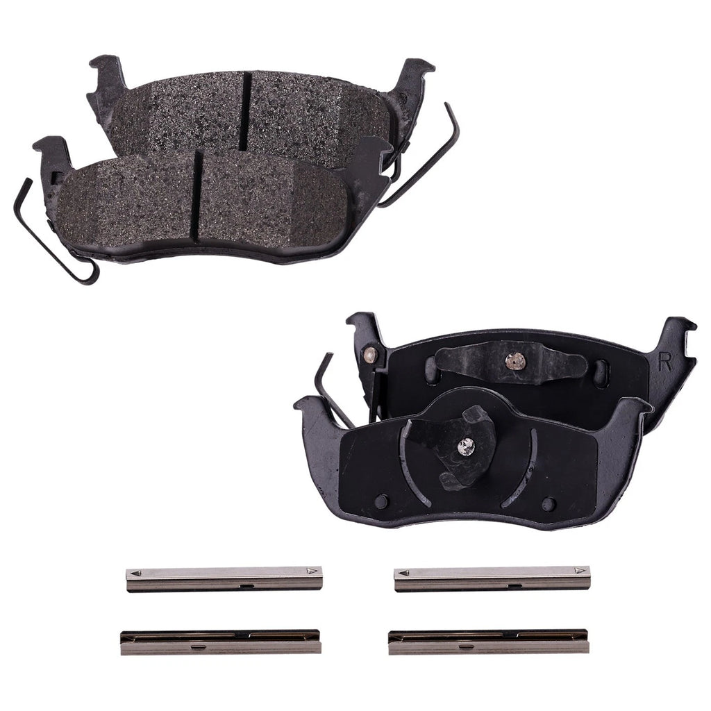 Rear Brake Disc Rotors and Pads Kit for Jeep Grand Cherokee (2006–2010)