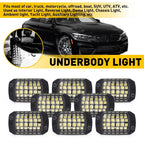 8 Pods LED Rock Lights for Car Truck Underglow Lighting