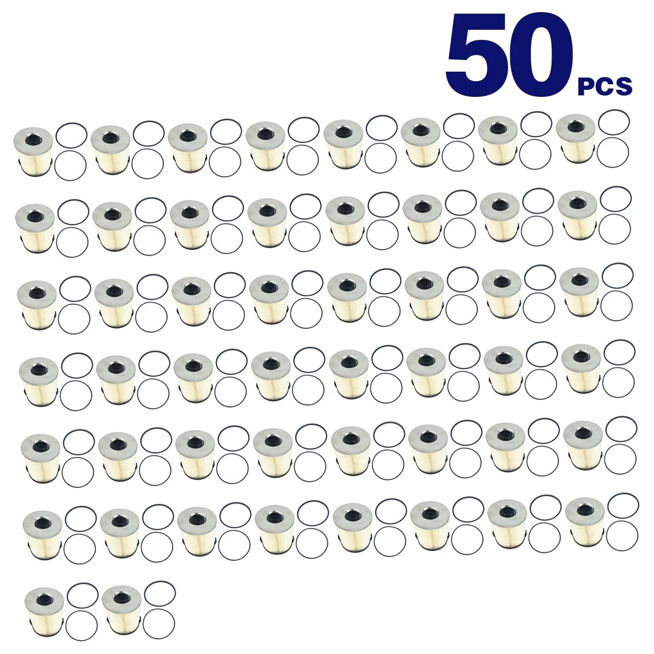 50PCS Fuel Filter for Ford F250 F350 F450 F550 7.3L Turbo Diesel (1994–1998)