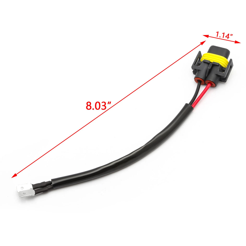 2pc Conversion Wire H11 to H11B Connector for LED Headlight Bulbs (2011-2019)