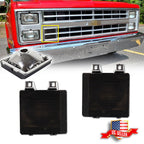 2X Smoked Front Turn Signal Lights for Chevy GMC Pickup Truck