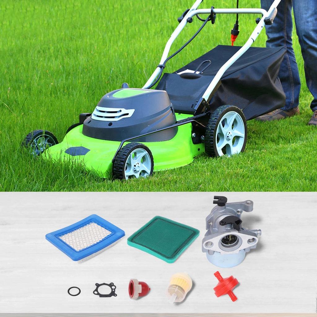 Carburettor Kit and Air Filter for BS 675 Series Lawn Mower (Compatible)