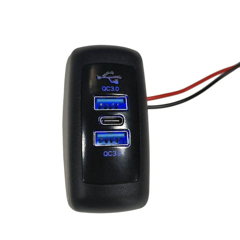 Multi Port USB Power Supply for Cars Buses RVs Boats (12V 24V)
