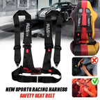 2X 3" Racing Seat Belt Harness 4 Point Quick Release for ATV UTV