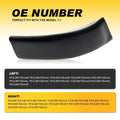 2X Cab Corner Roof Molding Left & Right for Ford Super Duty (1999–2007)
