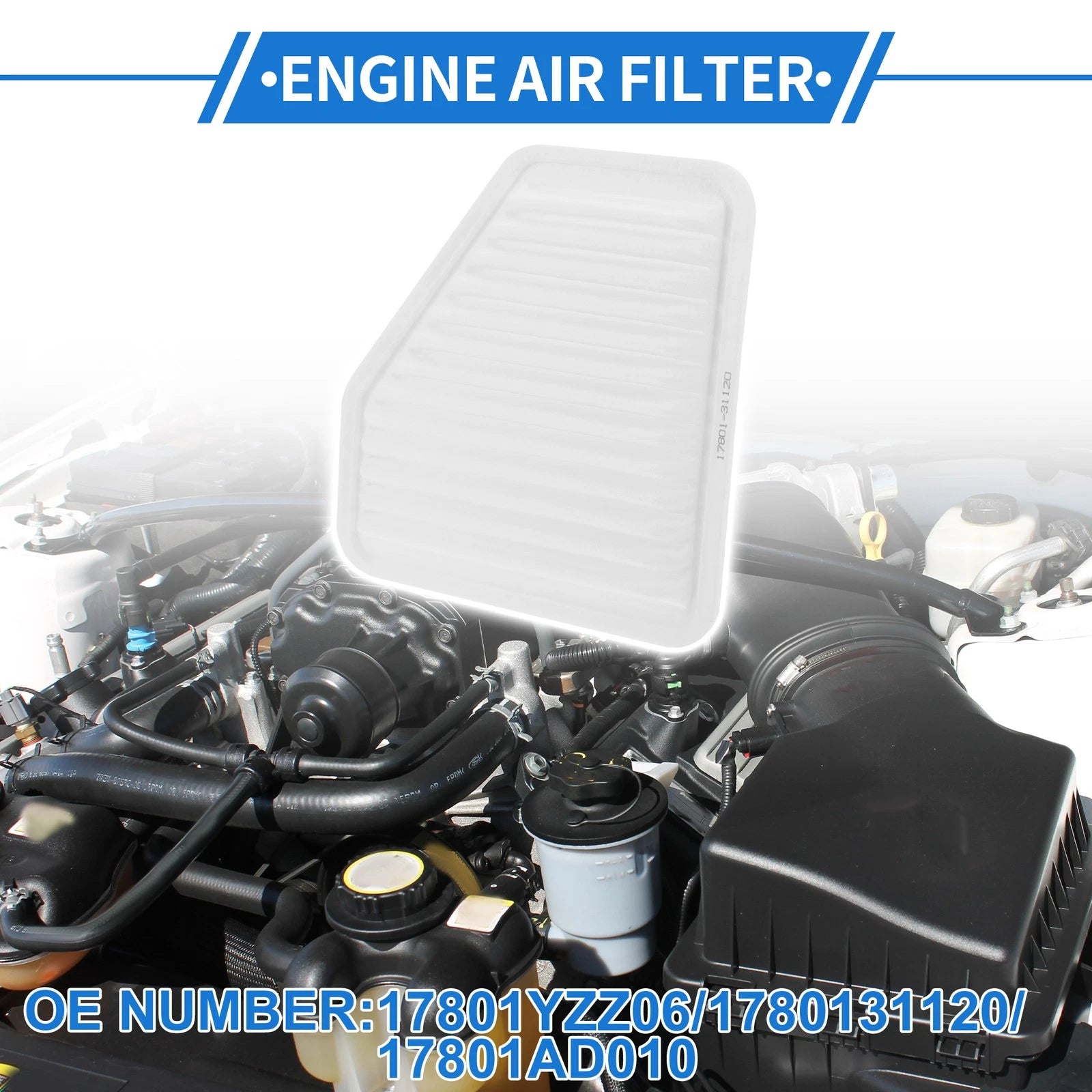Engine Air Filter No. 17801YZZ06 for Toyota Camry 3.5L V6 (2007–2011)