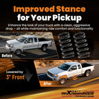 3" Front Drop Lowering Spring for Ford F150/Lincoln Mark LT (2004-2014)