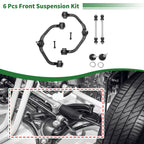 6 Pcs Front Upper Control Arms for Ford Ranger (1998–2011) No.K80052/K80054