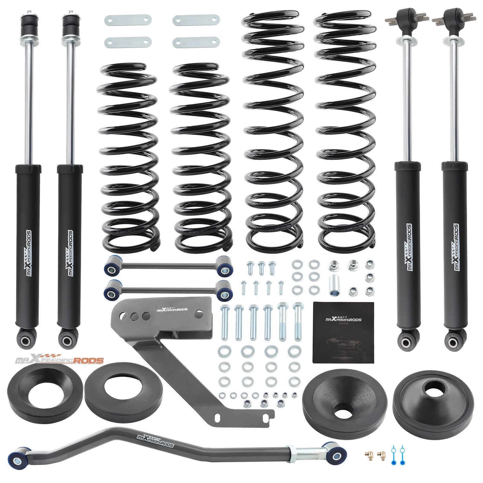 3.25" Lift Kit Track Bar & Sway Bar Links for Jeep Wrangler JK (2007–2018)