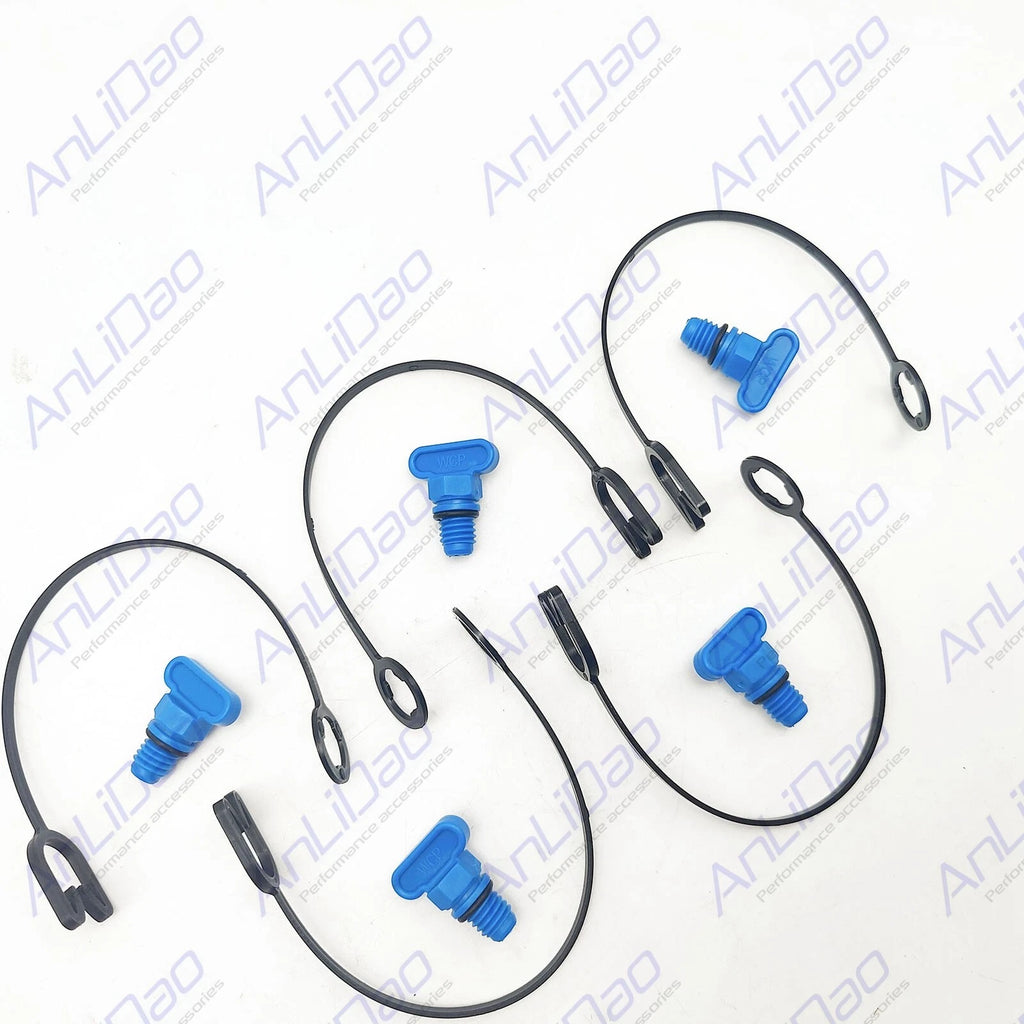 5Pcs Retaining Drain Plug Strap O-Ring for Volvo Penta (21114522, 3849500, 3849892)