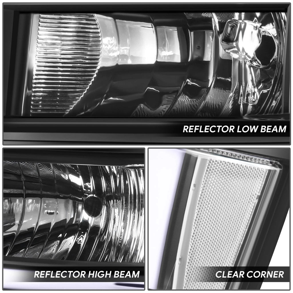 L-LED DRL Sequential Headlights for Chevrolet Silverado 1500 (2014–2015)