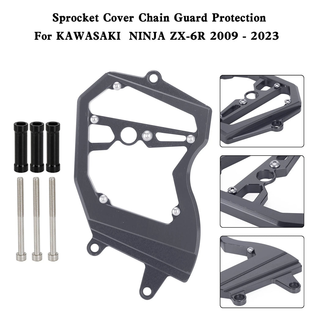 Front Sprocket Cover Chain Guard for Kawasaki Ninja ZX-6R (2009–2023)