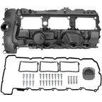 Engine Valve Cover with Gasket & Cap for BMW 135i 335i 640i 740i X3 X5 (2006–2019)