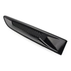 Black Front Side Fender Air Vent Grille Trim for Jaguar XE F-Pace XF (2015-2023)