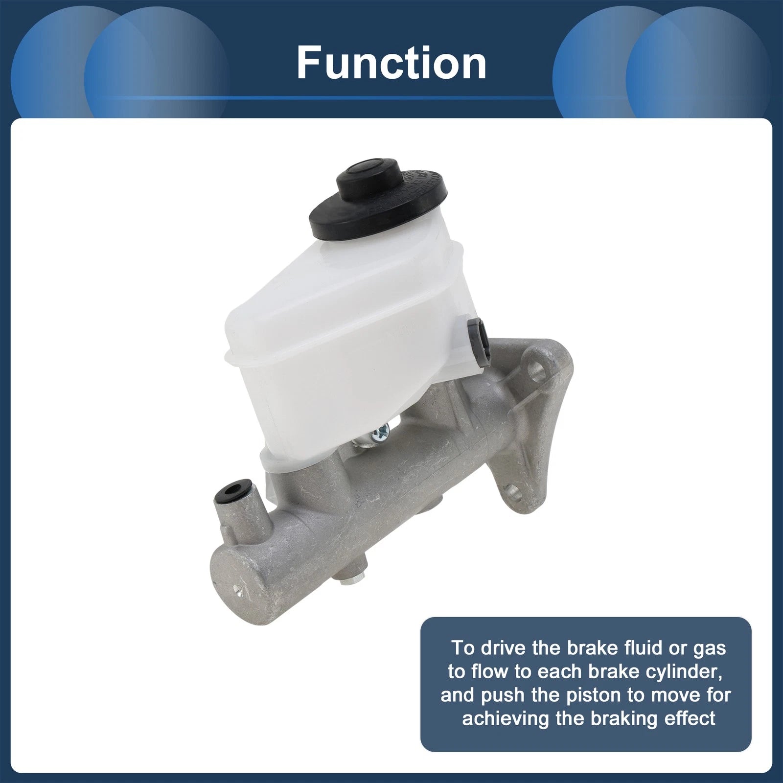 Brake Master Cylinder with Reservoir No. 4720112760 for Toyota Corolla (1993–1997)