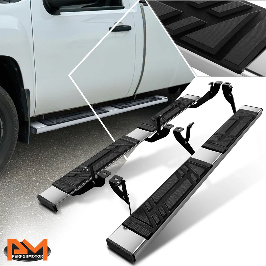 Set of 2 Side Step Nerf Bars for Sierra Silverado Standard Cab (1999–2014)