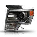 HID/Xenon Headlight for Ford F-150 (2013–2014) w/Chrome Trim, Driver Side