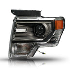 HID/Xenon Headlight for Ford F-150 (2013–2014) w/Chrome Trim, Driver Side