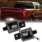 2X LED License Plate Light for Chevy Silverado GMC Sierra (2014–2018)