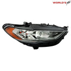 Halogen Headlight with LED DRL for Ford Fusion (2017–2019) Chrome Housing