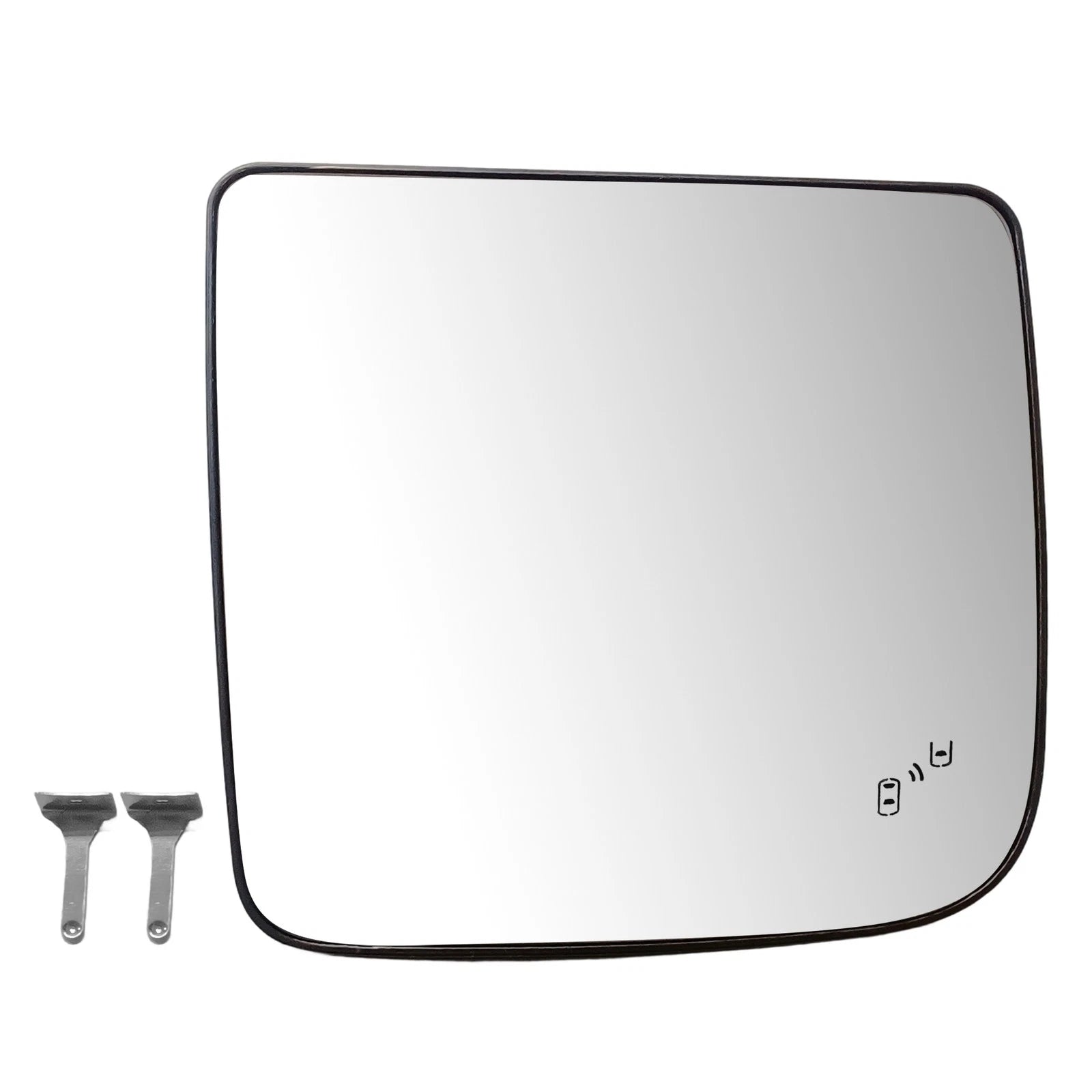 Heated Left Mirror Glass for Nissan Titan XD (2016–2019)