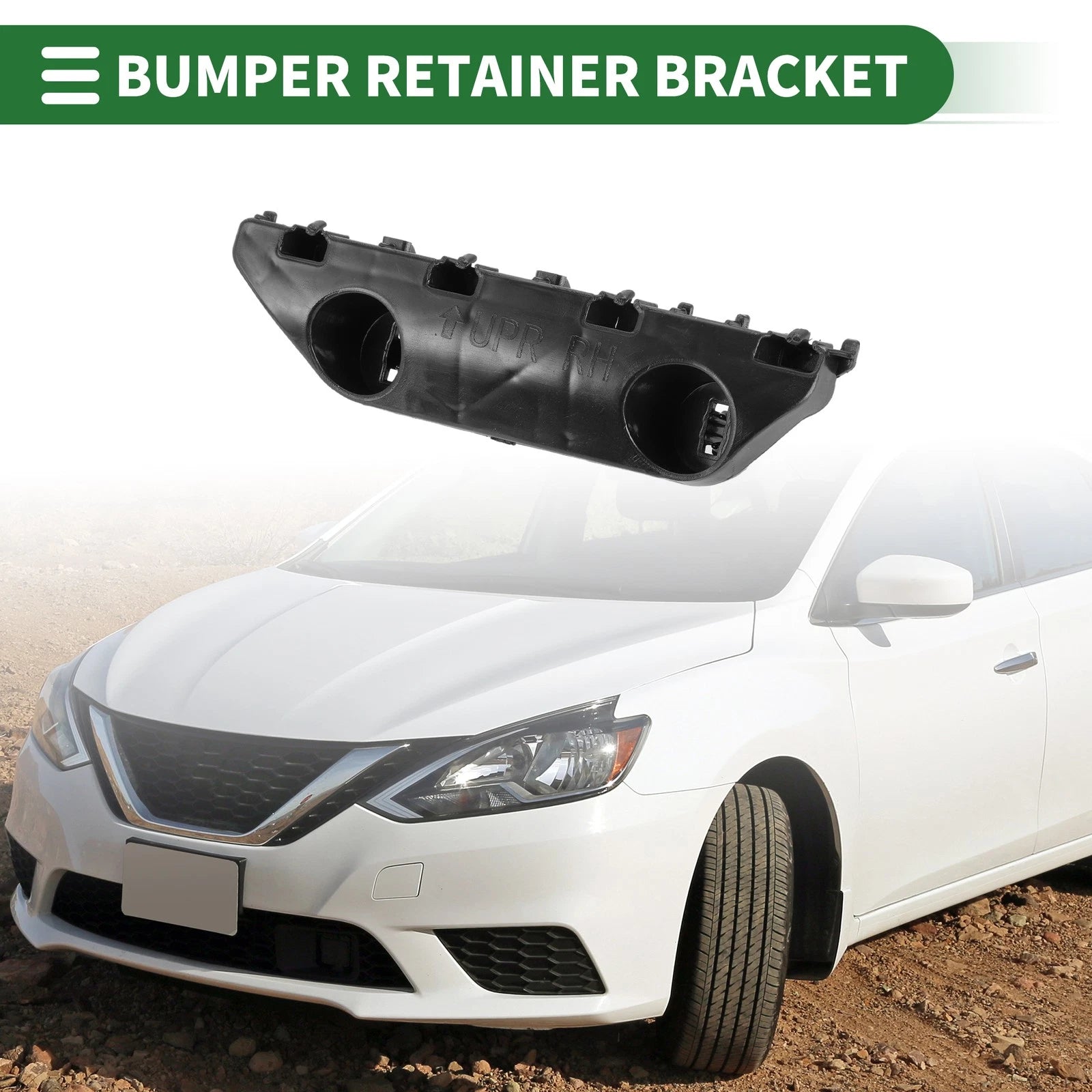 1pc Right Front Bumper Retainer Bracket No. 622243BG0A for Nissan Versa (2012–2014)