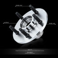 Set of 2 Rear Wheel Bearing Spindle Hubs for Ford Explorer Sport Trac (2002–2010)