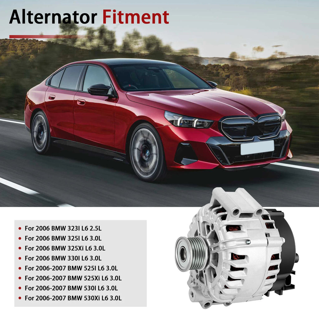 Alternator for BMW 323i 325i 325xi 330i (2006)