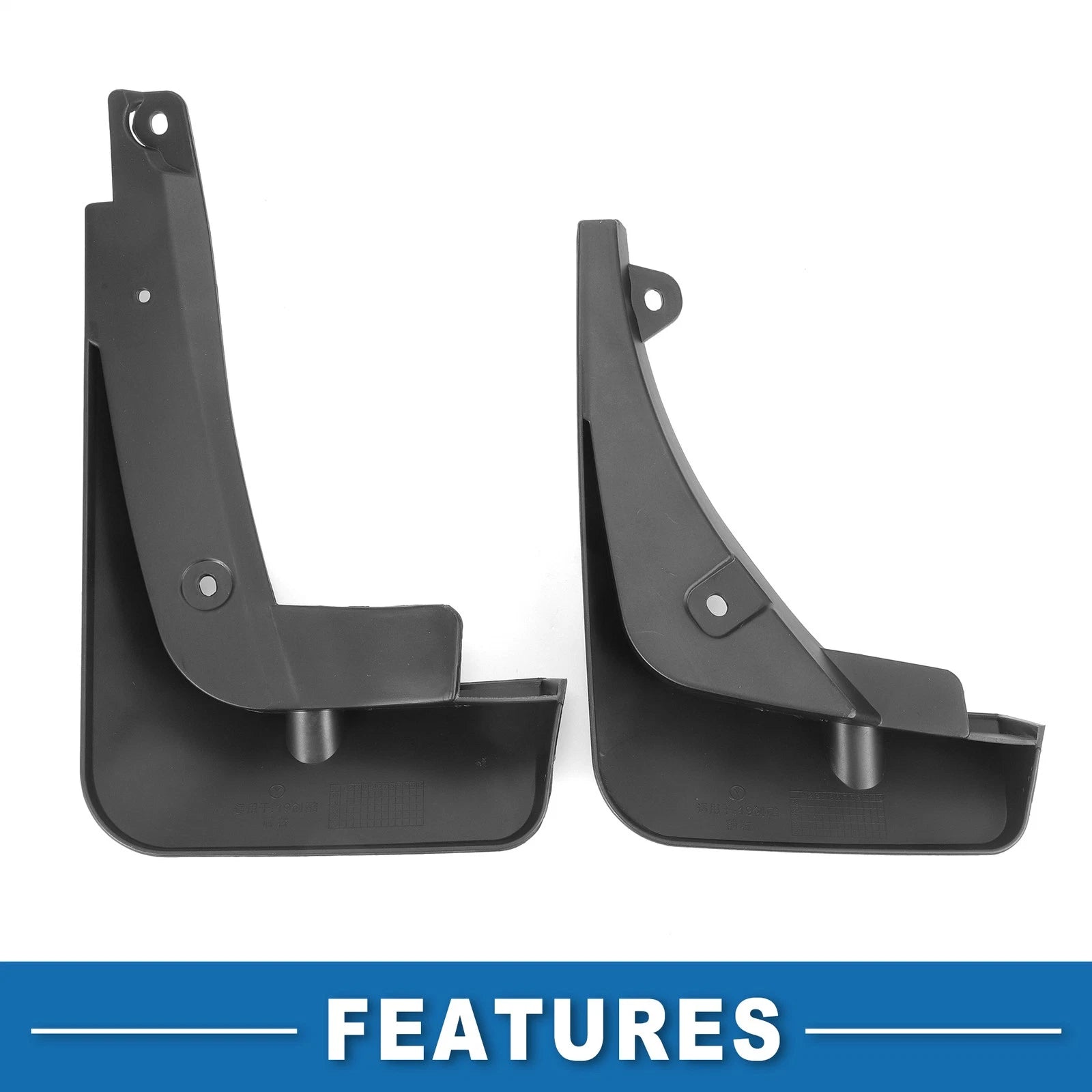 Set of 2 Front & Rear Mud Flap Splash Guards for Chevrolet Trax (2019–2020) 655692321706