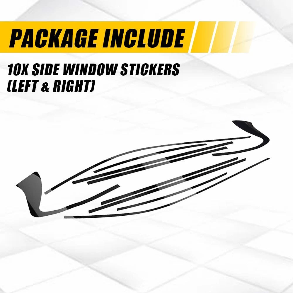 Chrome Delete Blackout Overlay Window Trim for Infiniti Q50 (2014–2023)