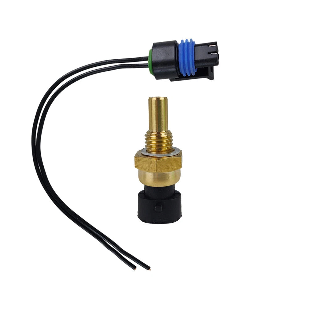 Coolant Water Temperature Sensor & Connector Pigtail for GMC Chevrolet Pontiac (2000–2010)