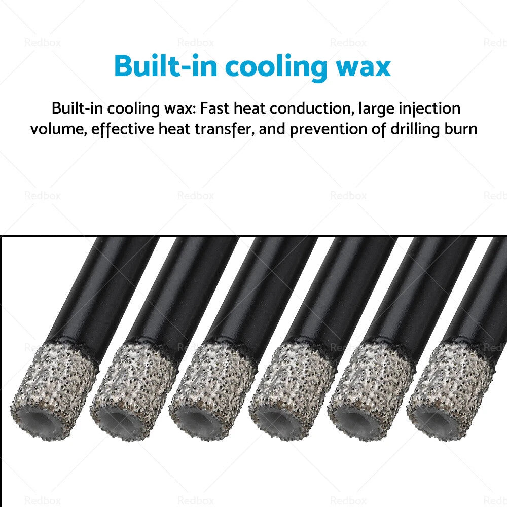 5x Dry Diamond Drill Bit 6mm for Porcelain Granite Tile Glass Ceramics