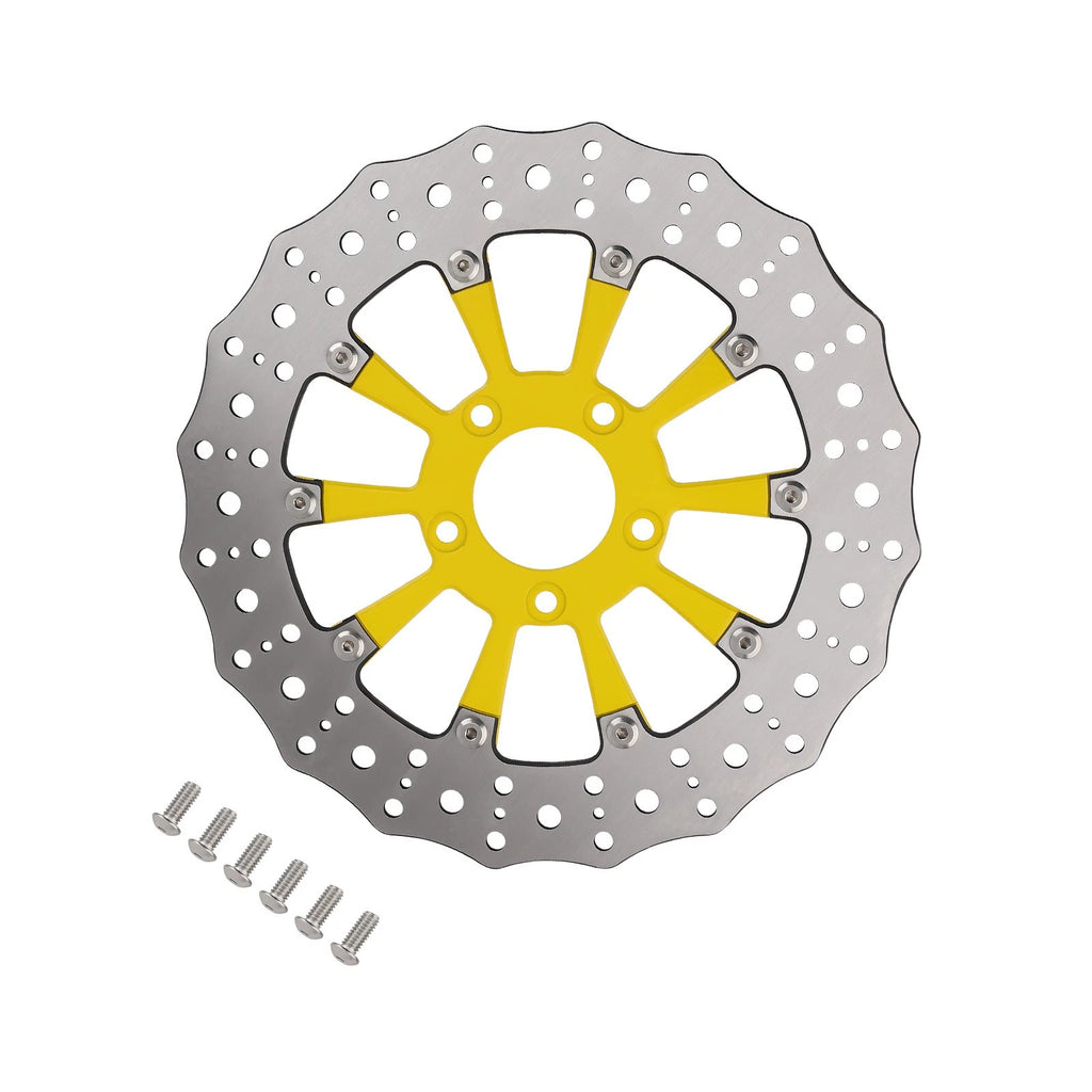 Floating Front Brake Rotor Disc for Harley-Davidson Softail Dyna (2006–2024)