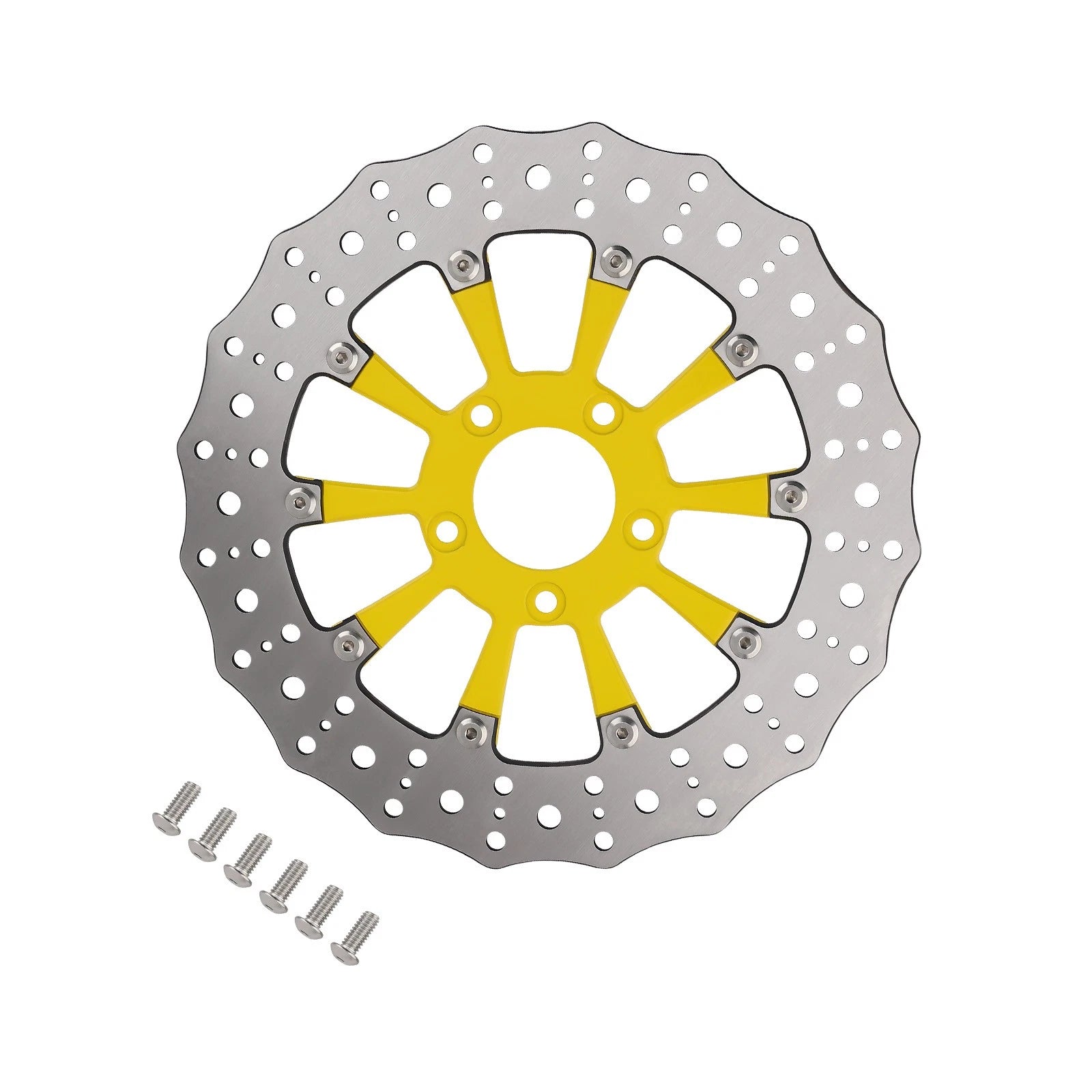 Floating Front Brake Rotor Disc for Harley-Davidson Softail Dyna (2006–2024)