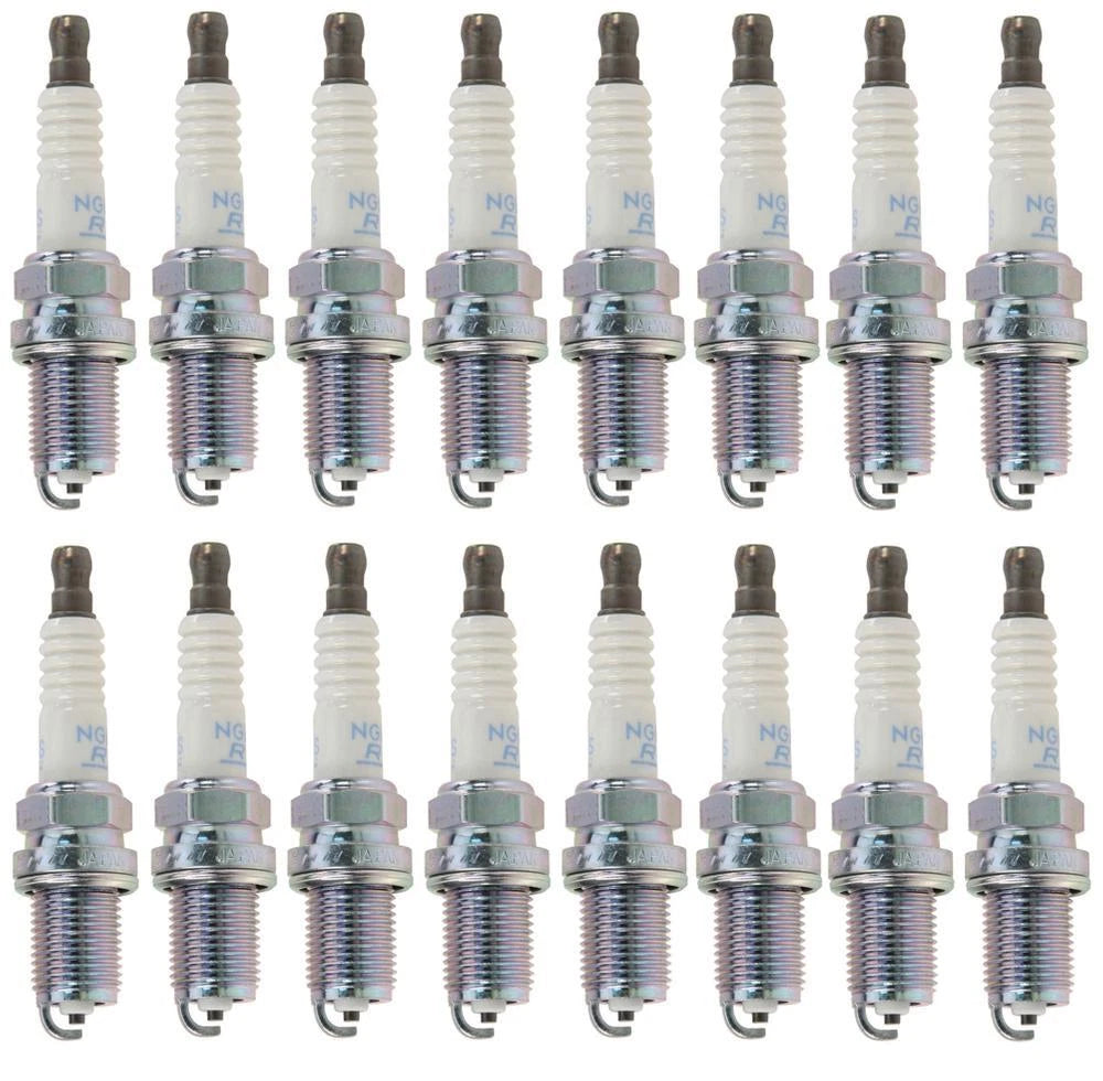 Set of 16 NGK Spark Plugs for (Standard Nickel, Gap 0.036)