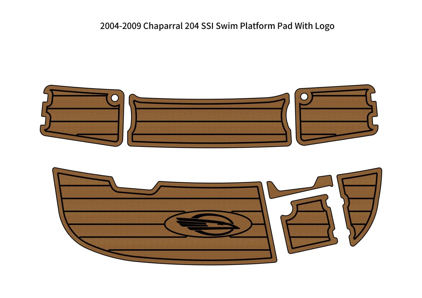 EVA Foam Teak Deck Flooring Mat for Chaparral 204 SSI (2004–2009)