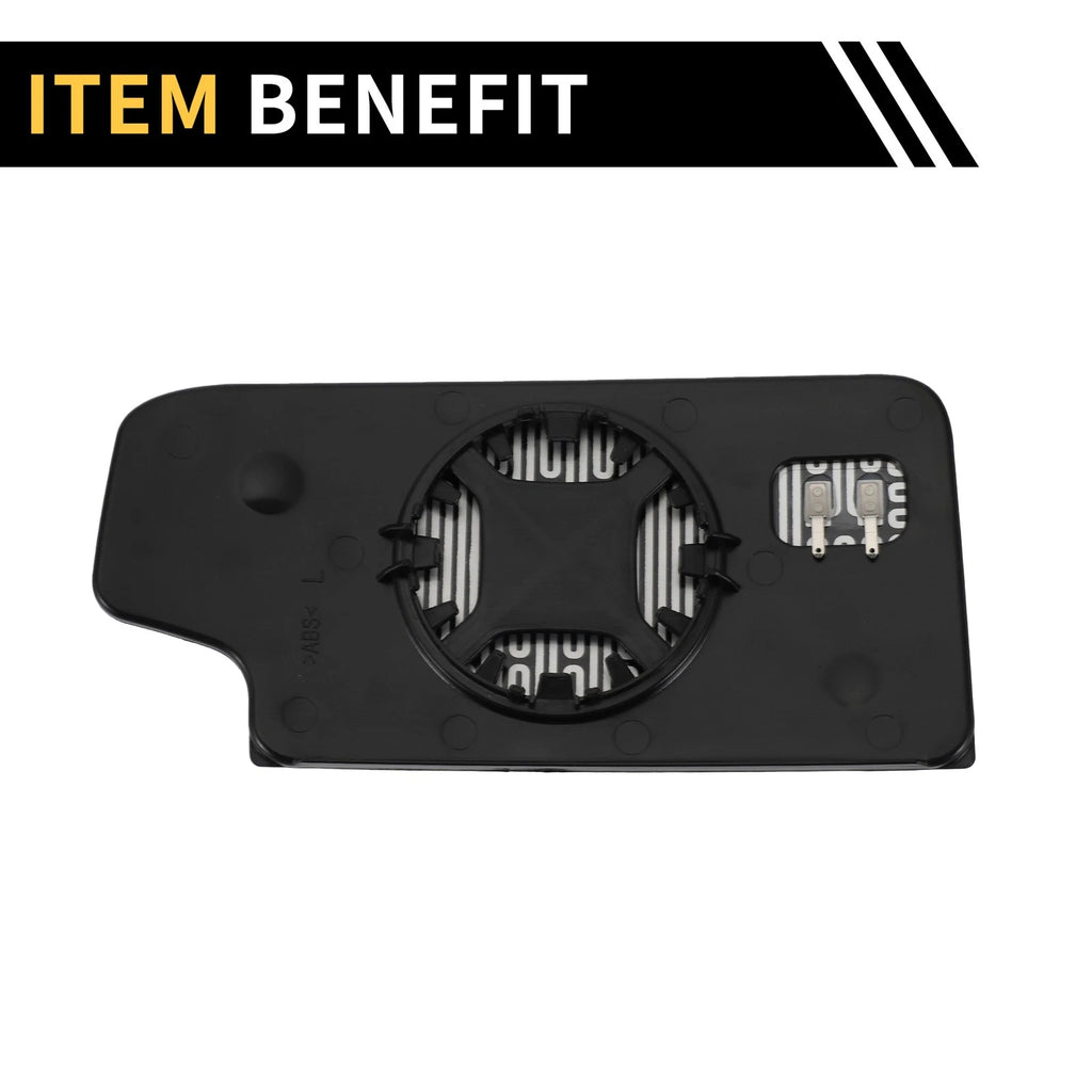 Heated Mirror Glass for Chevrolet Silverado 2500 3500 HD (2007–2019)