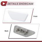 Front Left Washer Nozzle Cover Cap for Mitsubishi Outlander XL (2013–2015) White