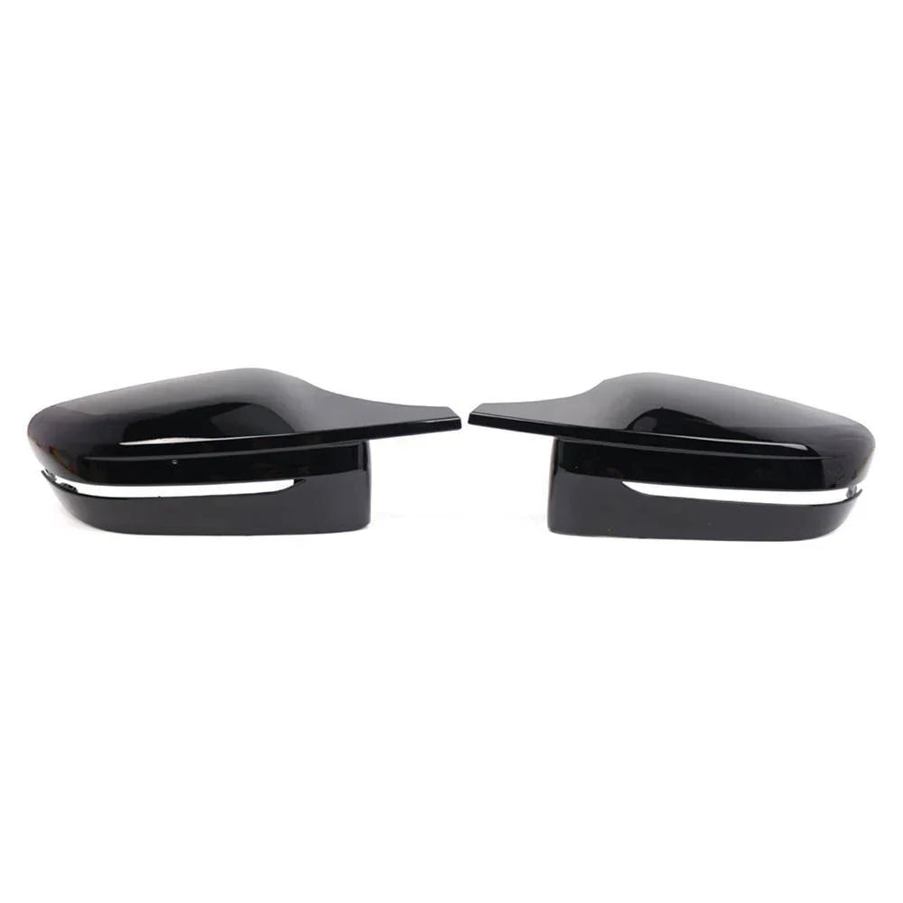 M Style Glossy Black Side Mirror Cover Caps for BMW 3 Series (2019–2023)