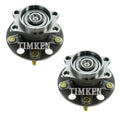Set of 2 Rear Timken Wheel Bearing & Hub Kit for Chrysler Dodge FWD (No ABS)