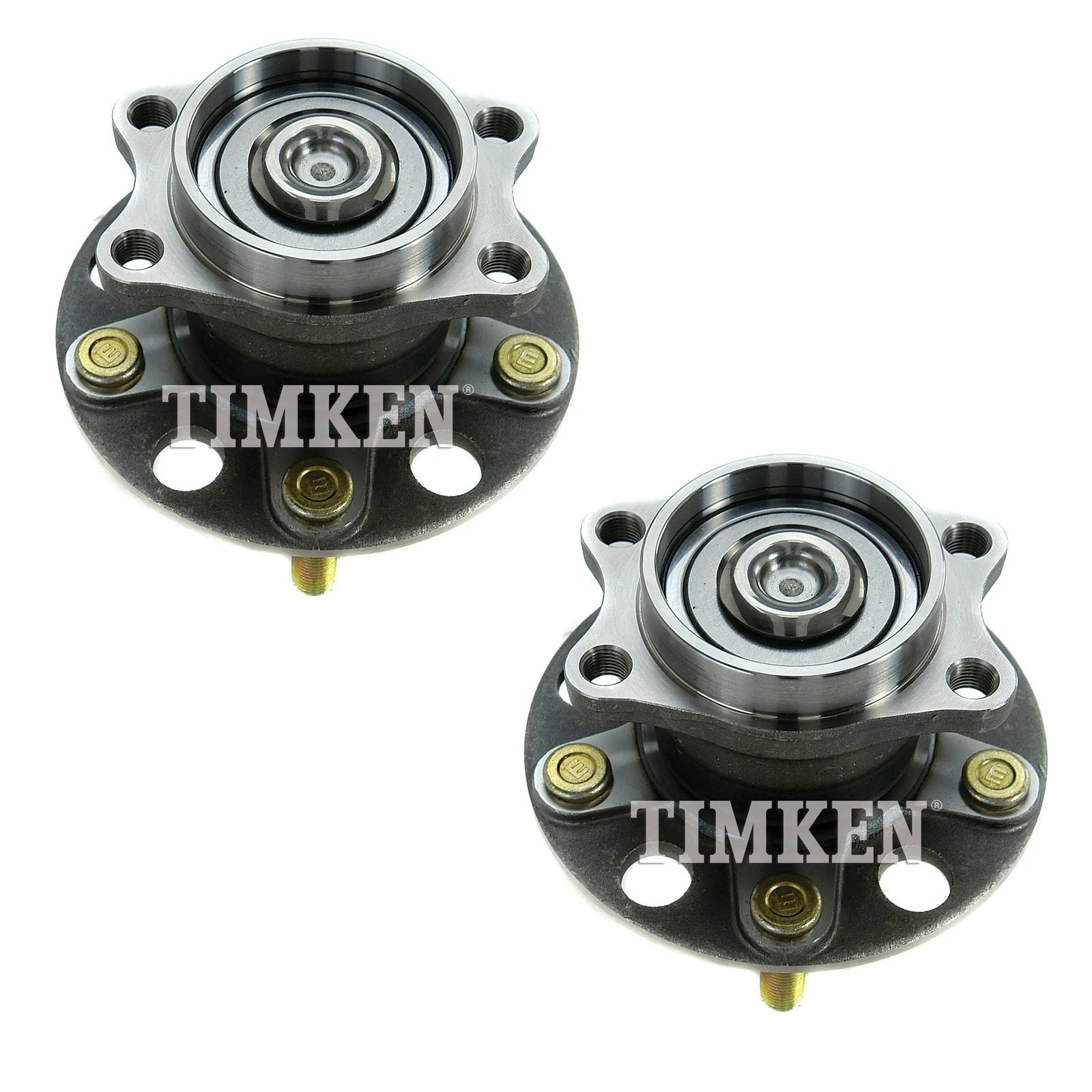 Set of 2 Rear Timken Wheel Bearing & Hub Kit for Chrysler Dodge FWD (No ABS)